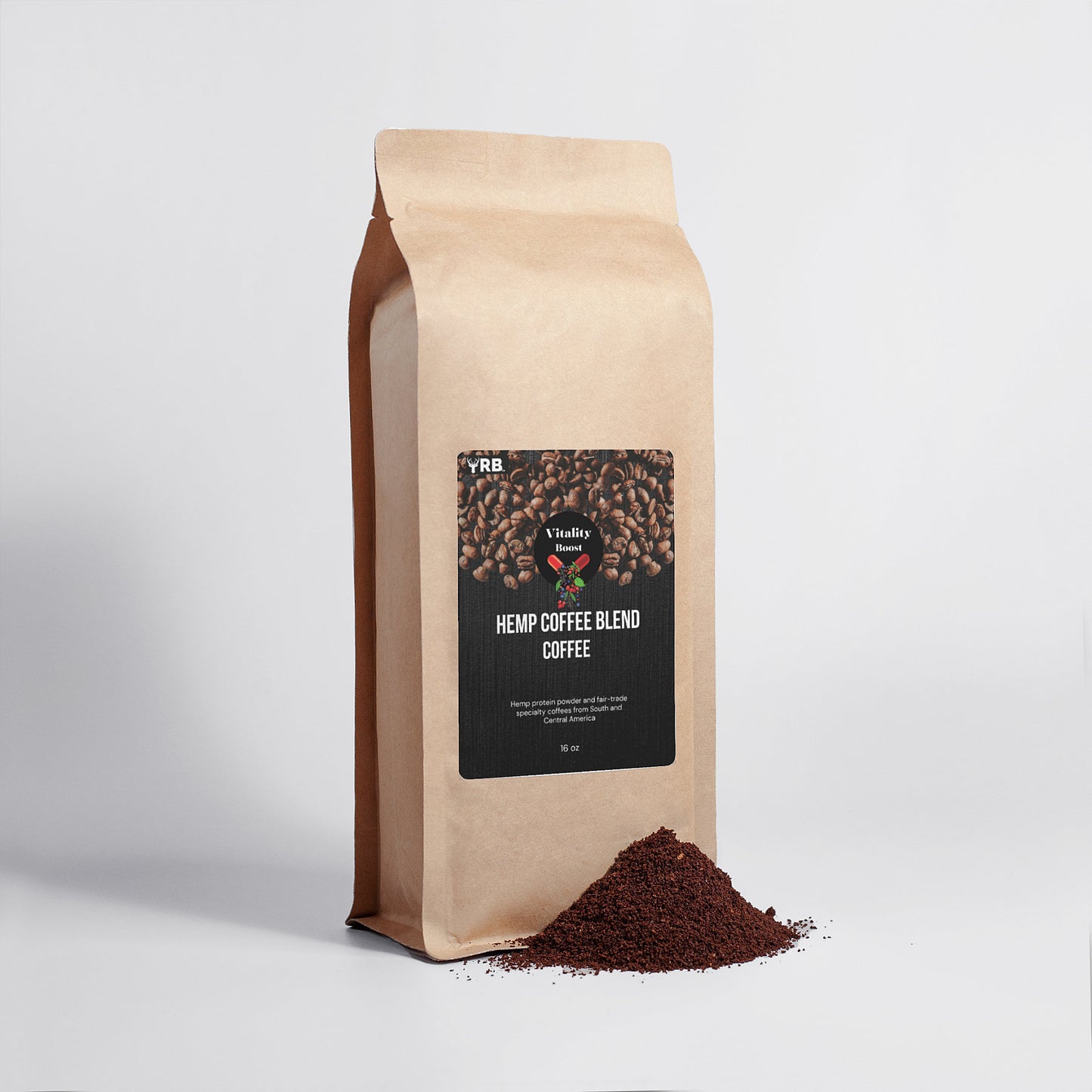 Organic Hemp Coffee Blend - Medium Roast 16oz