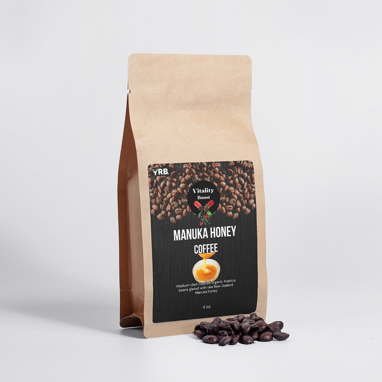 Manuka Honey Coffee 4oz