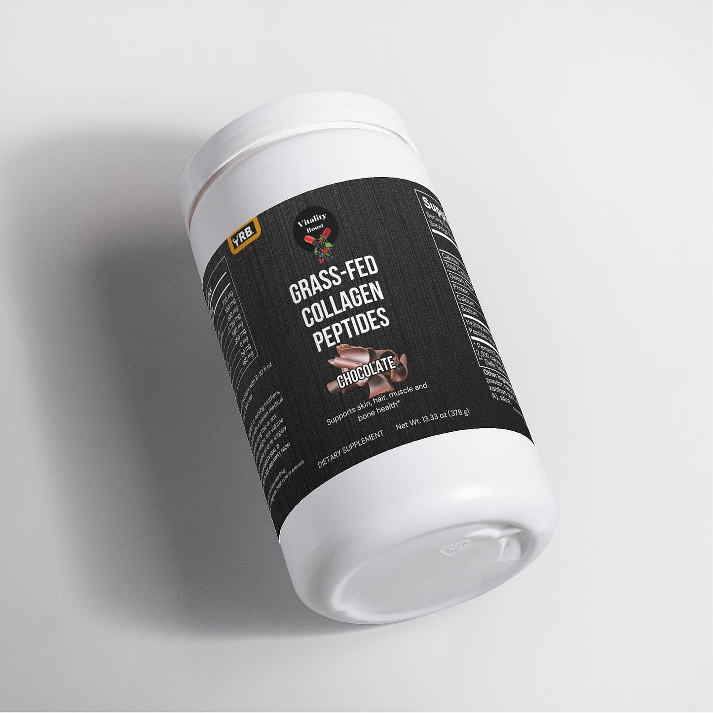 Grass-Fed Collagen Peptides Powder (Chocolate)